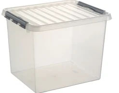 Q - line opbergbox 52 L wit transparant
