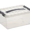 Q - line opbergbox 6 L wit transparant