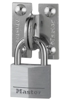 Rechthoekige oogplaat met hangslot 40 mm