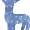 Rendier wit LED 49x13x36 cm