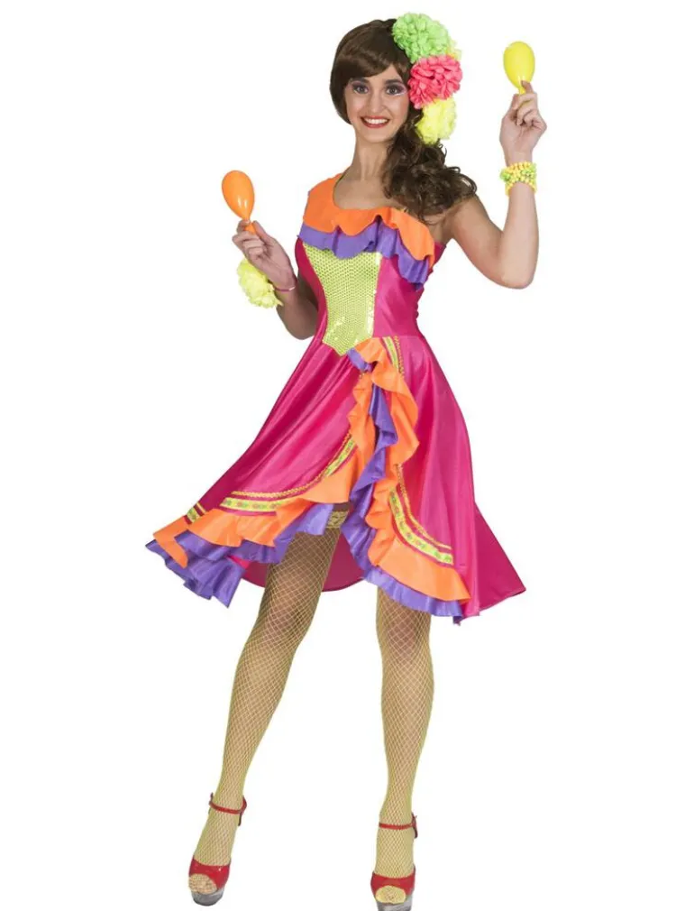 Samba Jurk Carribean Cindy - Maat 32/34