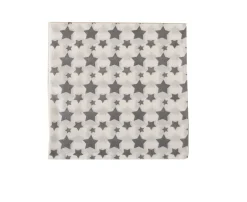 Servetten Ster Zilver 33X33 cm 20 Stuks