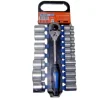 Set dopsleutels 19 x 1/2''