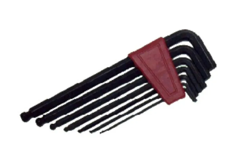 Set zeskantsleutels kogelkop 7 stuks 2,5 mm - 10 mm