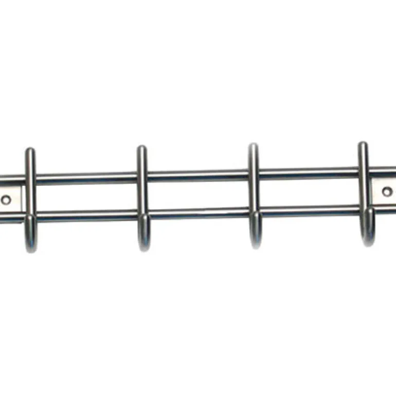 Sierhaak 4 kleine haken inox