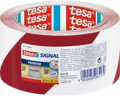 Signalisatietape 66 m x 60 mm rood-wit