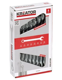 Sleutelset mix 8-19 mm 8 stuks