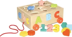 Sorteerwagentje met blokjes