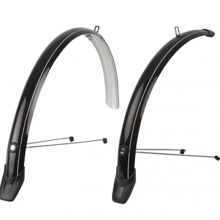 Spatborden set Towny 28'' 51 mm zwart