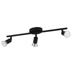 Spot Buzz zwart 3x GU10