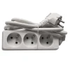 Stekkerblok met kabel 1,5 m wit 3 x 16 A
