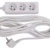 Stekkerblok met kabel 5 m wit 3 x 16 A