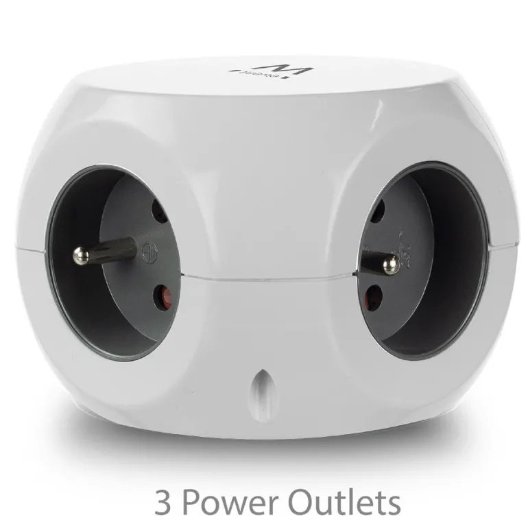 Stekkerdoos met 3 stopcontacten + 3 USB EW3952