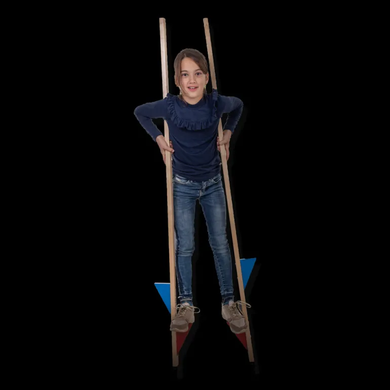 Stelten beukenhout 170cm verstelbaar