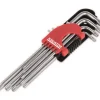 Stifstleutelset long 9-delig torx