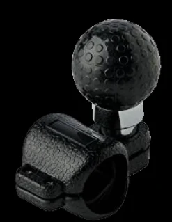 Stuurknop golfbal zwart