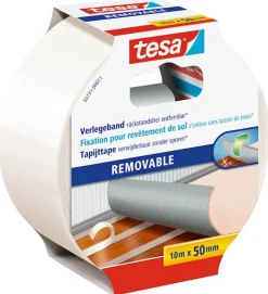 Tapijttape verwijderbaar 10 m x 50 mm