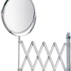 Telescopische wandopmaakspiegel 17 cm