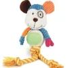 Textiel hondenspeeltje doobs 21 cm