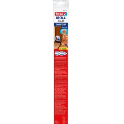 Tochtstrip Comfort met veersysteem 1 m x 40 mm bruin