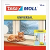 Tochtstrip universeel 15 mm x 10 m wit schuim