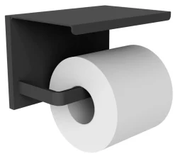 Toiletrolhouder mat zwart
