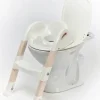 Toilettrainer met Trapje Kiddyloo Wit