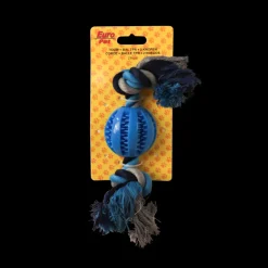 Touw + bal + 2 knoppen 28 cm