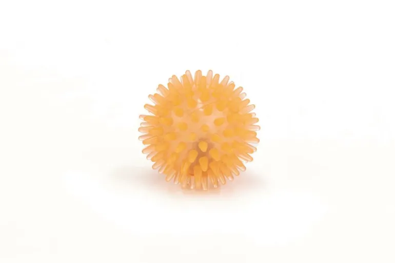 Tpr kattenbal met knipperlicht oranje