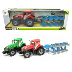 Tractor met ploeger