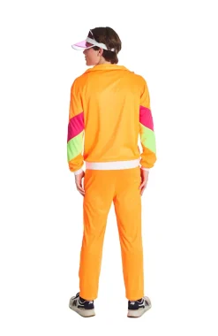 Trainingspak Man Fluo - Oranje/geel - Maat 50
