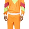 Trainingspak Man Fluo - Oranje/geel - Maat 54