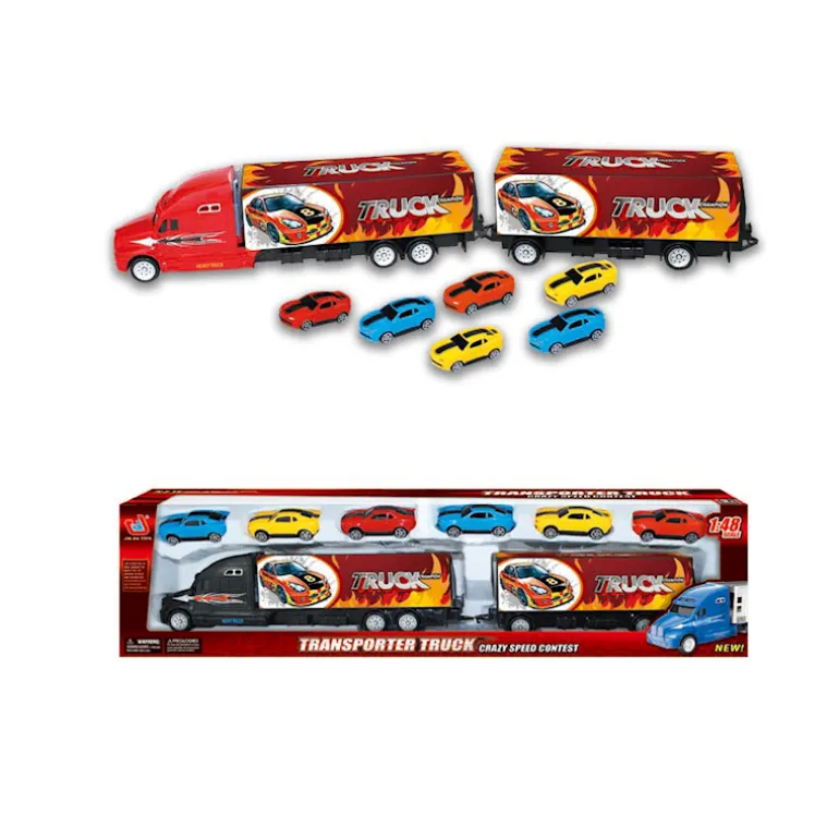 Truck + 6 auto's
