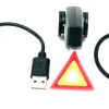 USB achter lampje Warning