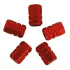 Ventieldopjes zuiger rood 5 stuks
