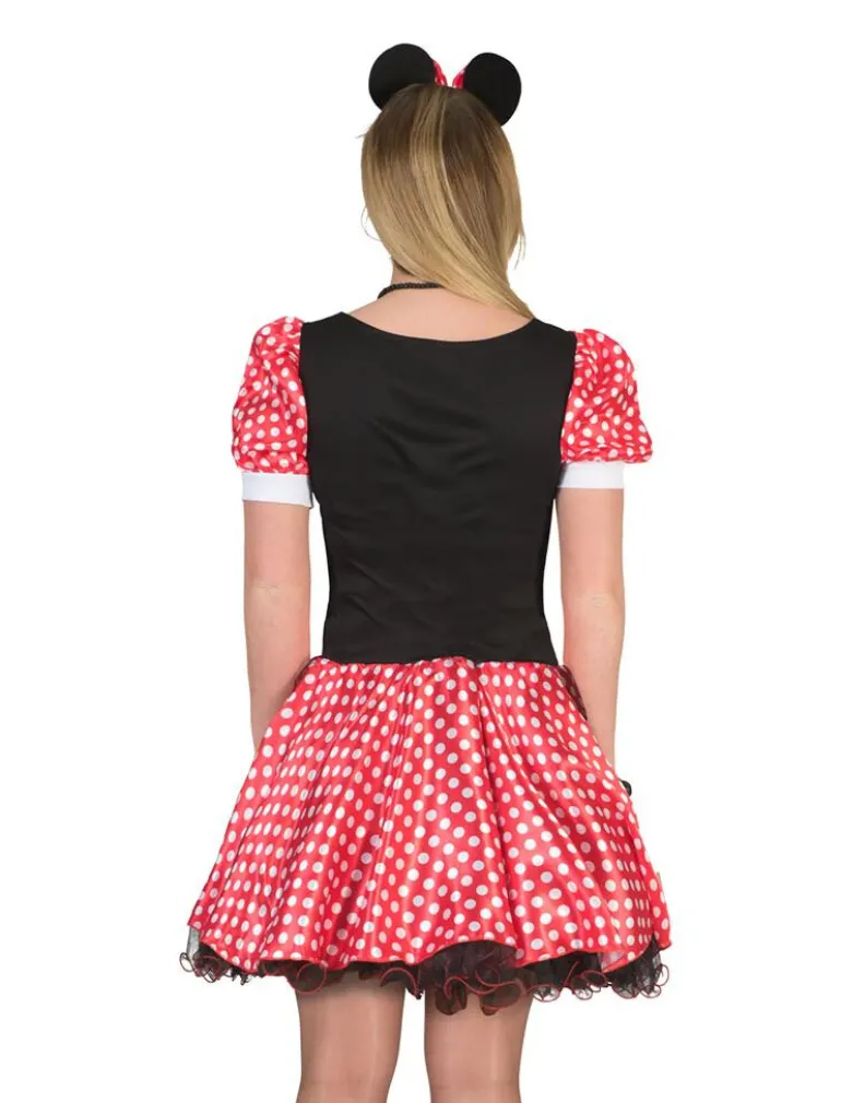 Verkleedjurk Minnie Muis Rood Polkadot - Maat 44/46