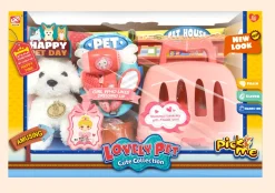 Verzorgingsset puppy roze