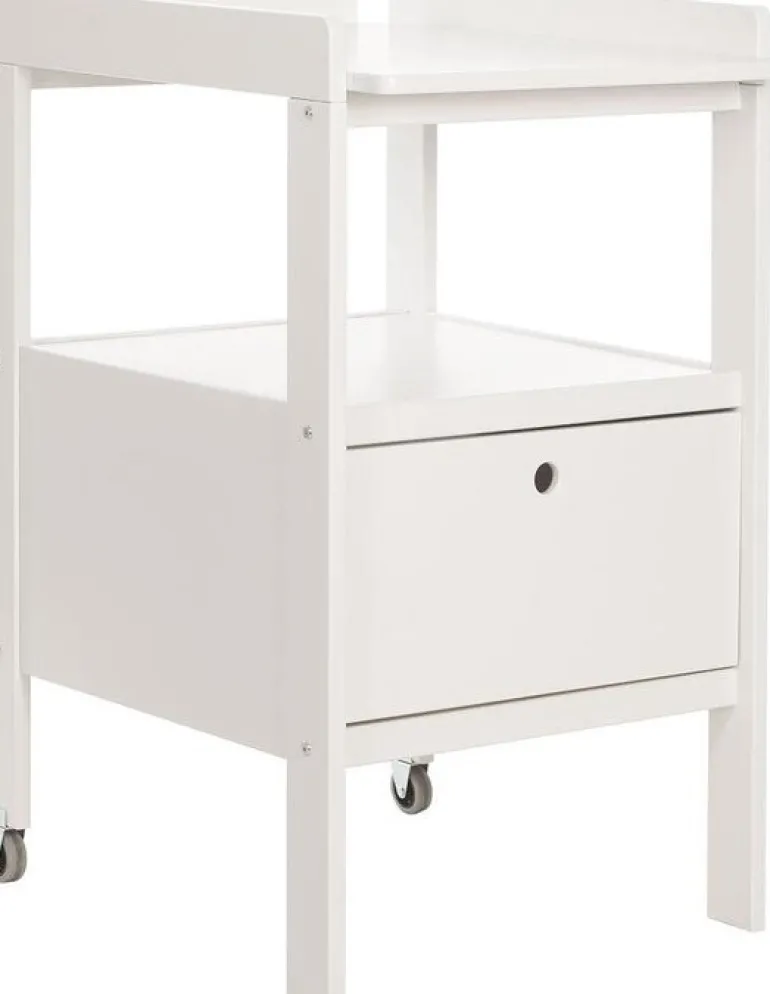 Verzorgingstafel Cindy wit met lade