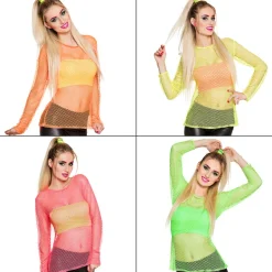 Visnet Shirt Fluo 4 Kleuren