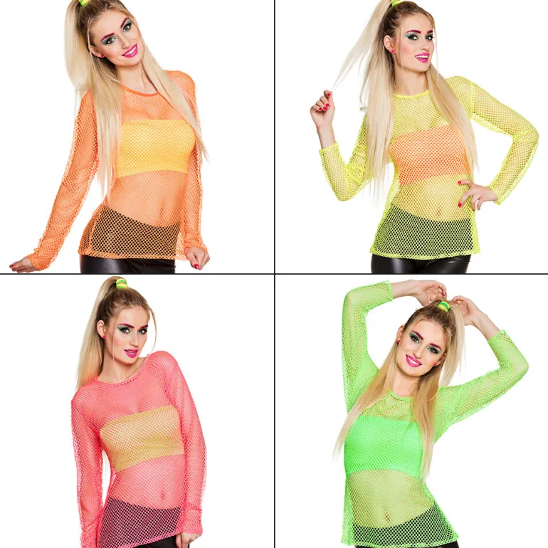 Visnet Shirt Fluo 4 Kleuren