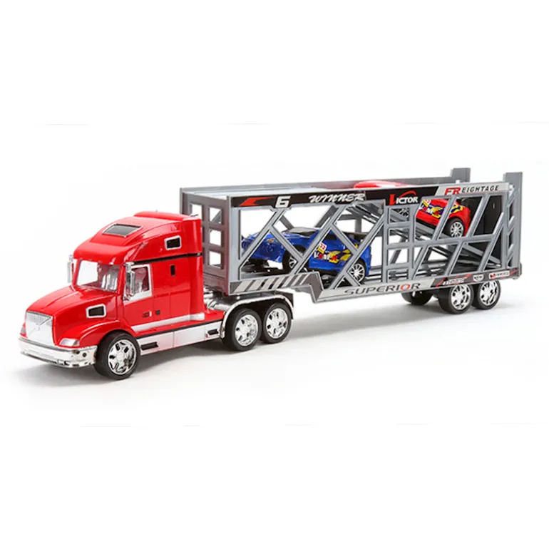Vrachtwagen + 2 auto's