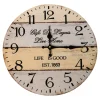 Wandklok Life is good 34 cm
