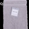 Washandje light grey 16x21 cm