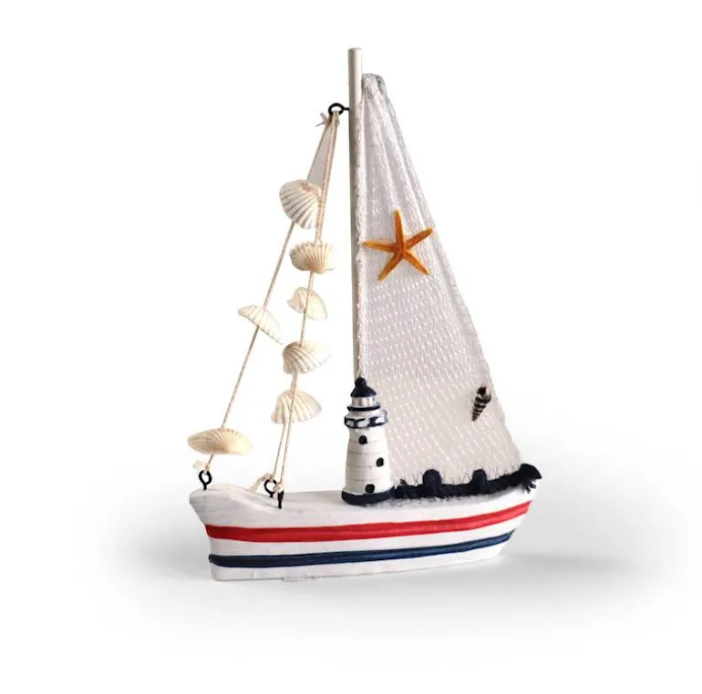 Zeilboot 21x15 cm