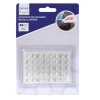 zelfklevend stootdoppjes 8 mm transparant 40 stuks