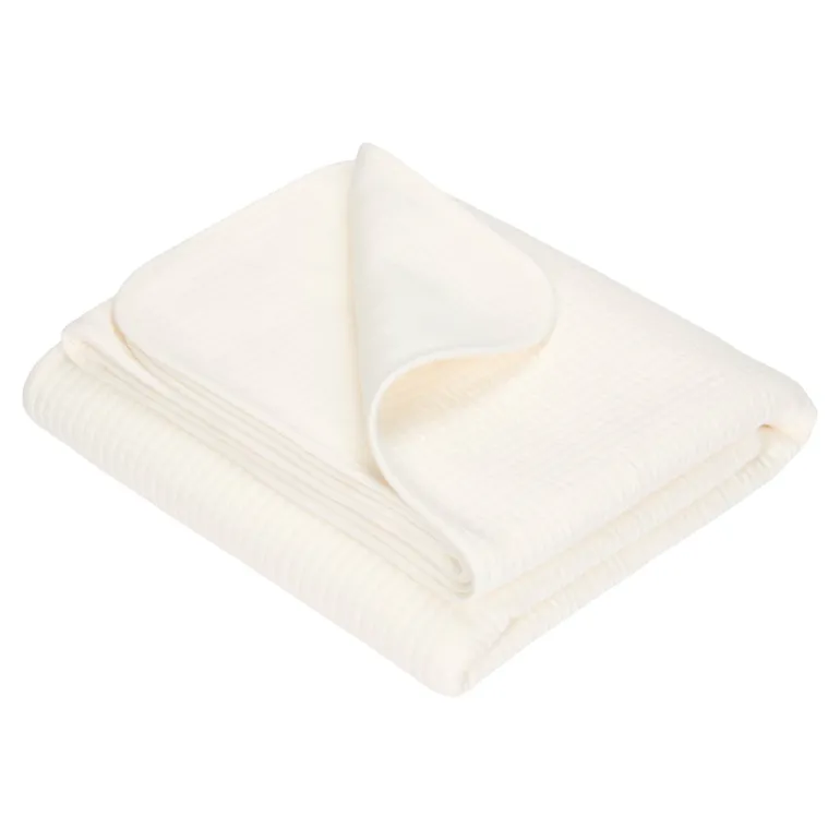 Zomerdeken wieg 70x100cm Pure Soft White