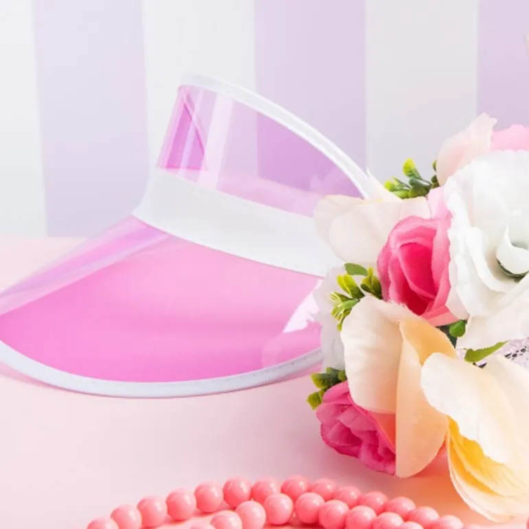 Zonneklep Fluo Roze